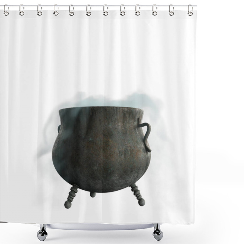 Personality  Creepy Halloween Witch's Caldron Shower Curtains