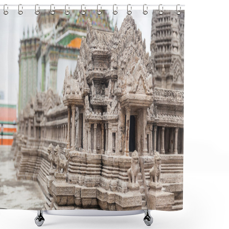 Personality  Mock Up Temple Of Preah Vihear Shower Curtains