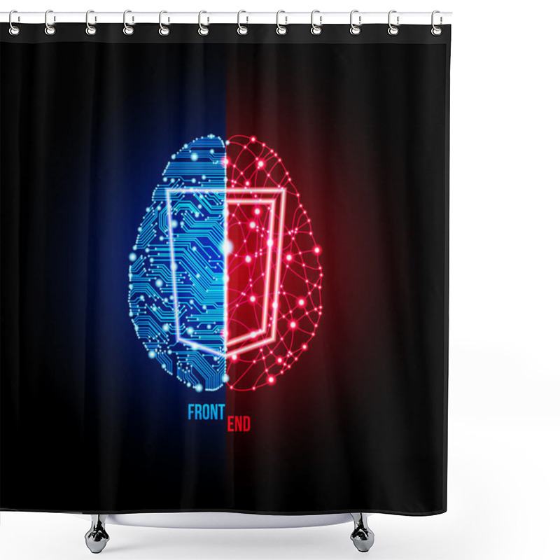 Personality  Front End Developer Concept Shower Curtains