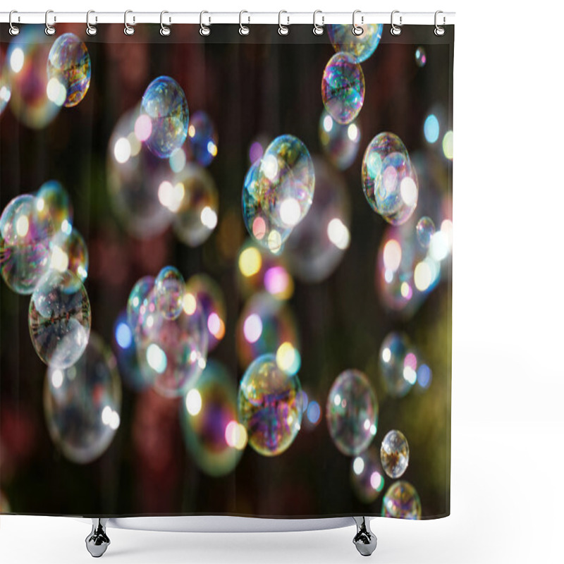 Personality  Soap Bubbles Shower Curtains