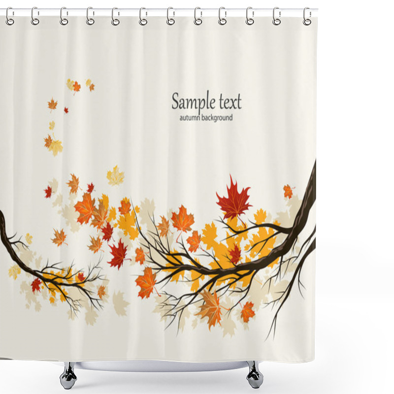 Personality  Autumn Shower Curtains