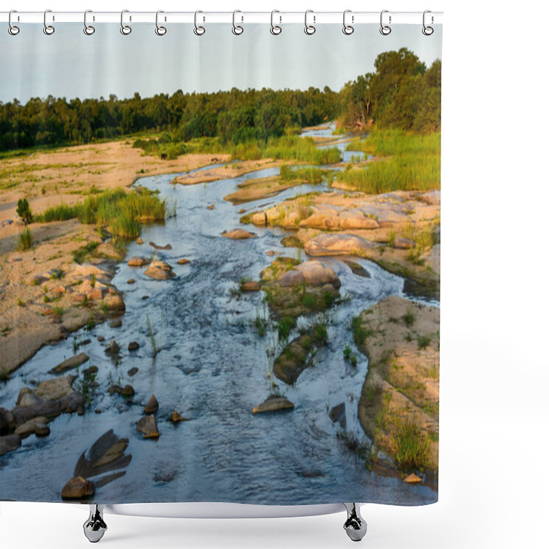 Personality  Sabi River - South Africa, Kruger National Park Shower Curtains