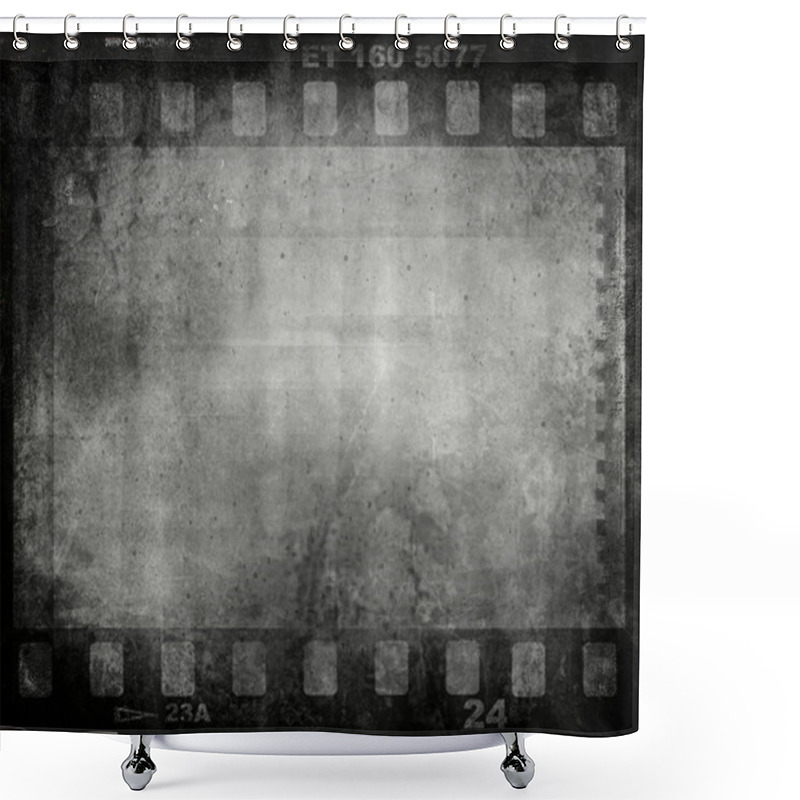 Personality  Grunge Film Background Shower Curtains