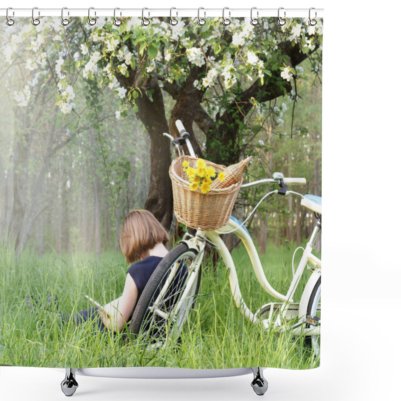 Personality  Useful Pastime On A Picnic In The Park Shower Curtains