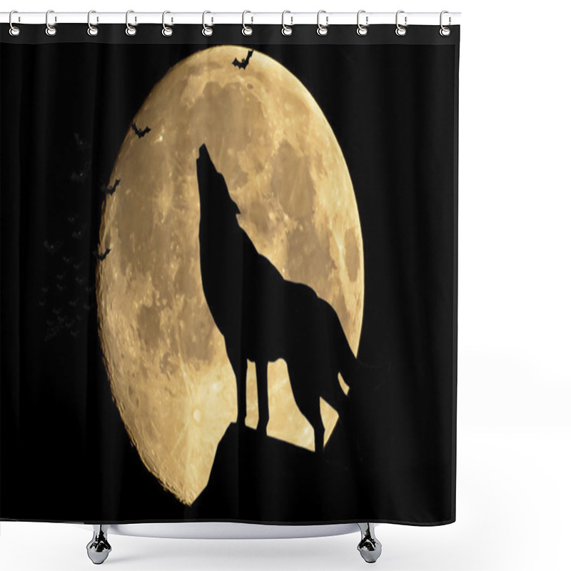 Personality  Wolf Shower Curtains