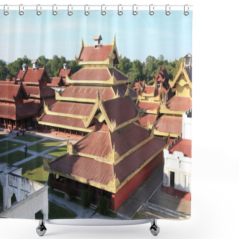 Personality  Mandalay Palace Shower Curtains