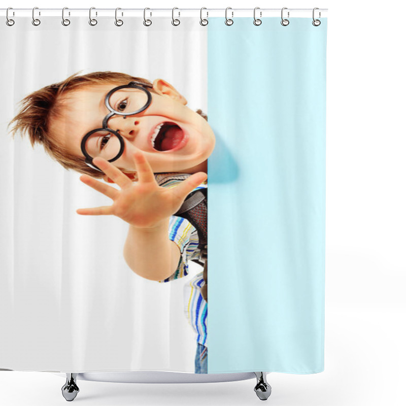 Personality  Study Boy Shower Curtains