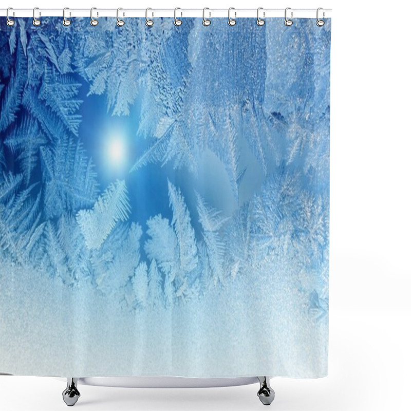 Personality  Frozen Window Shower Curtains