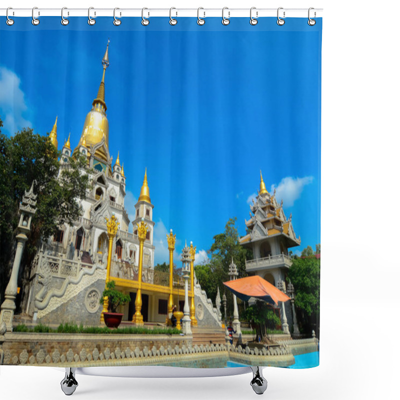 Personality  Thai-style Temple In Saigon, Vietnam Shower Curtains