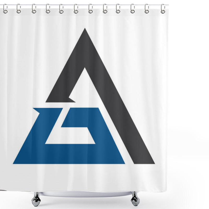 Personality  Simple And Creative Letter AG Logo Design. Shower Curtains