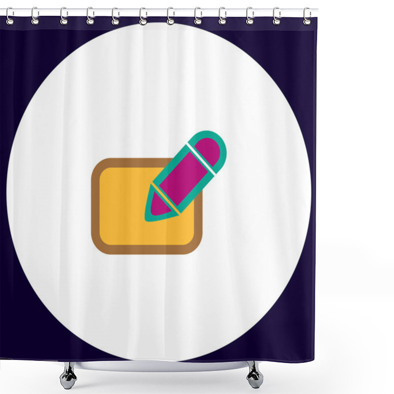 Personality  Registration Computer Symbol Shower Curtains