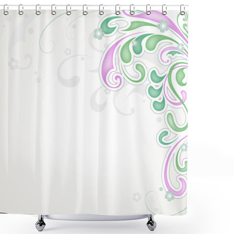 Personality  Floral Abstract Shower Curtains