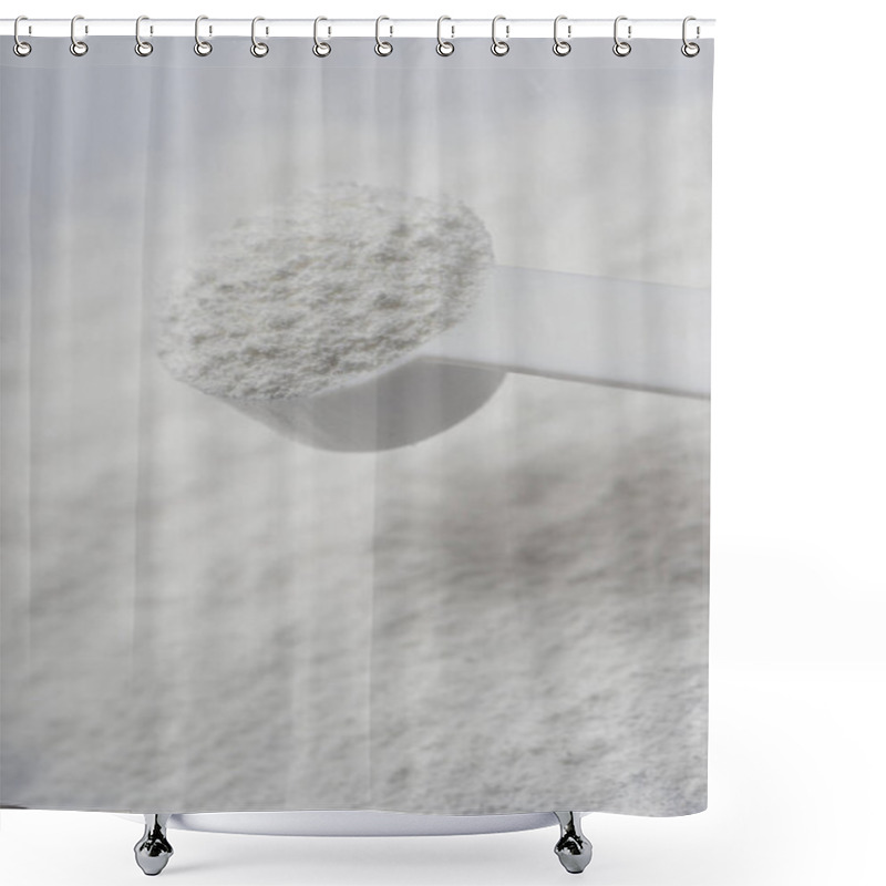 Personality  Diet Supplement, Glucosamine, Fructose, Dextrose Or Spirulina Ex Shower Curtains