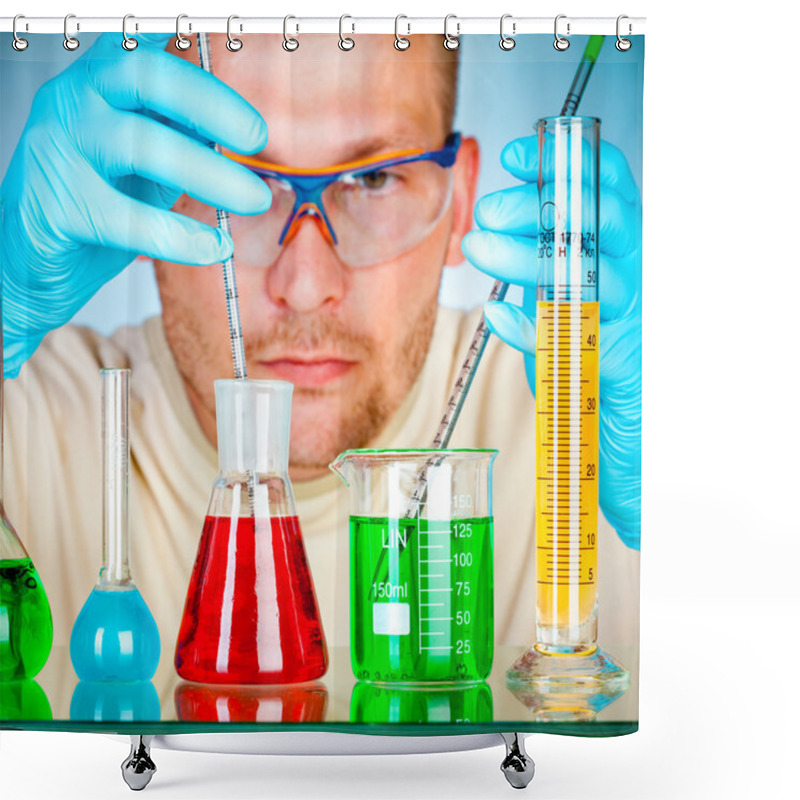 Personality  Young Scientist Shower Curtains