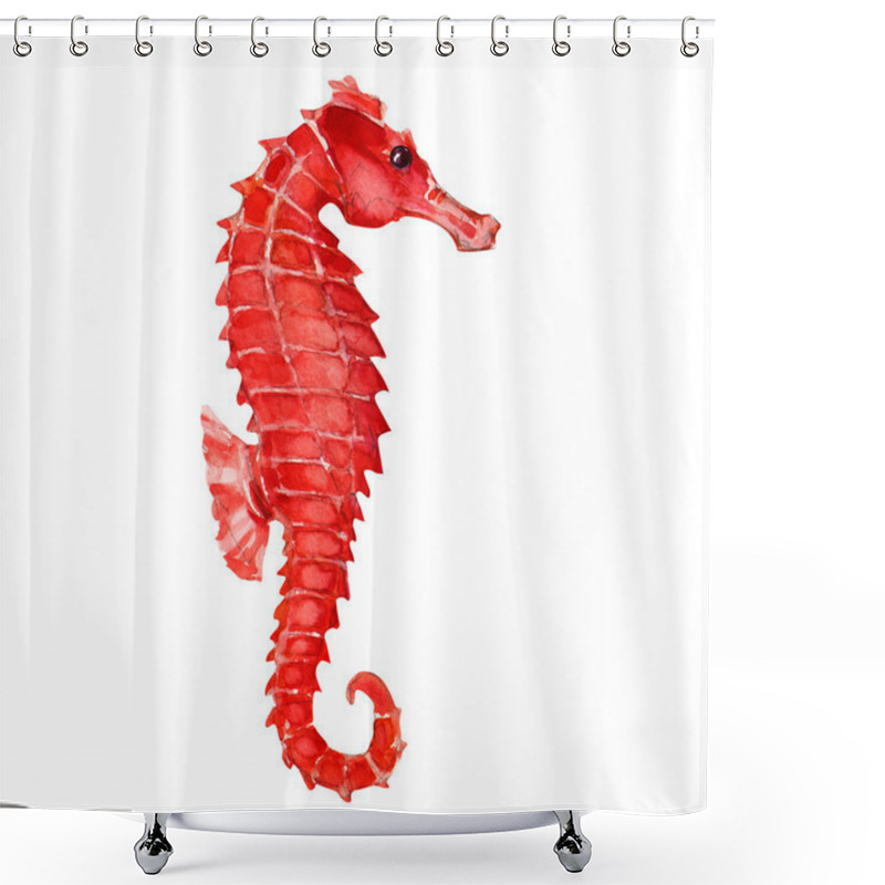 Personality  Seahorse Shower Curtains