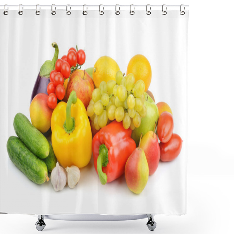 Personality  Fruit And Vegetable Shower Curtains