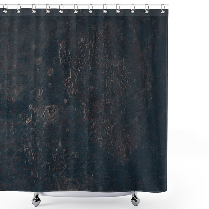 Personality  Close-up View Of Gray Empty Abstract Grungy Background Shower Curtains