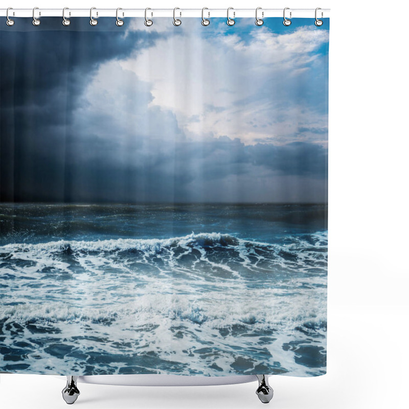 Personality  Sky And Sea Shower Curtains