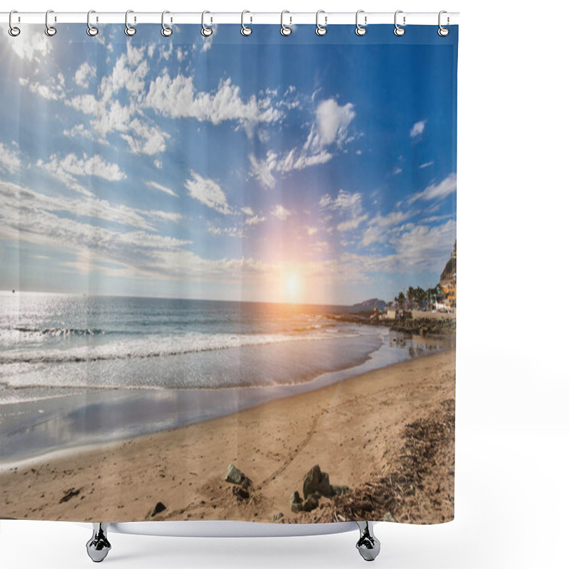 Personality  Mazatlan Golden Zone (Zona Dorada), Famous Touristic Beach And Resort Zone In Mexico Shower Curtains