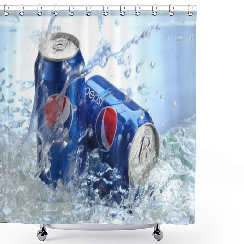 Personality  Cans Of Pepsi Cola Shower Curtains