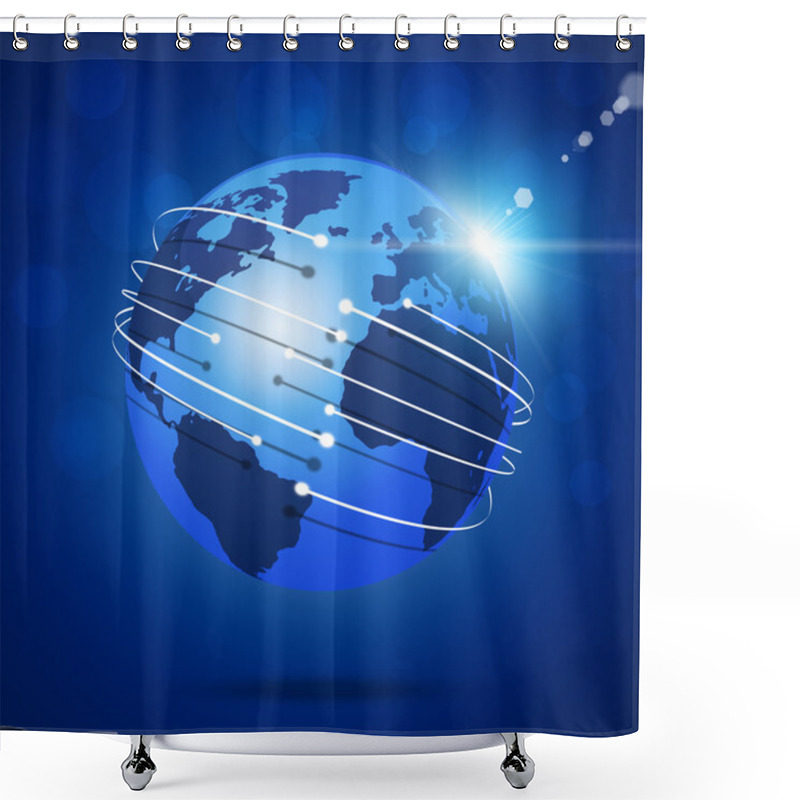 Personality  World Global Connections Shower Curtains