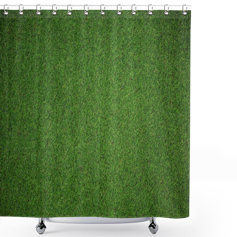 Personality  Close Up View Of Astro Turf Shower Curtains