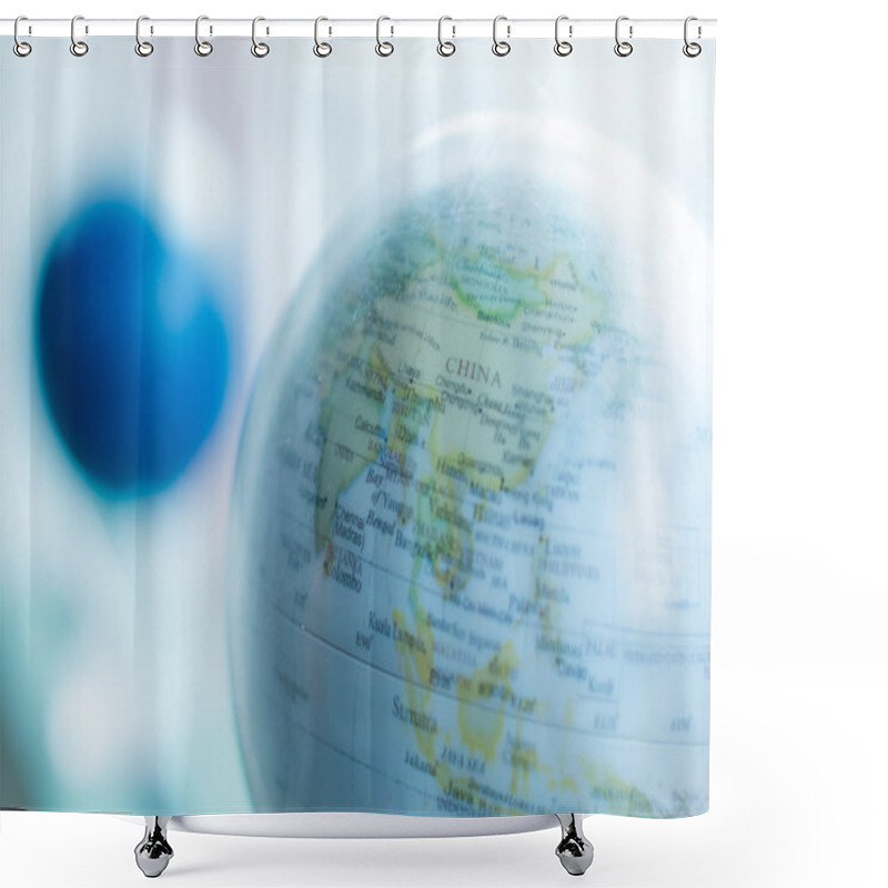 Personality  Globe Shower Curtains