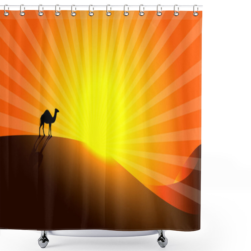 Personality  Sunrise Shower Curtains