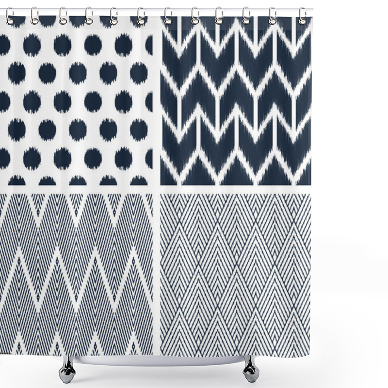 Personality  Black And White Patterns. Shower Curtains