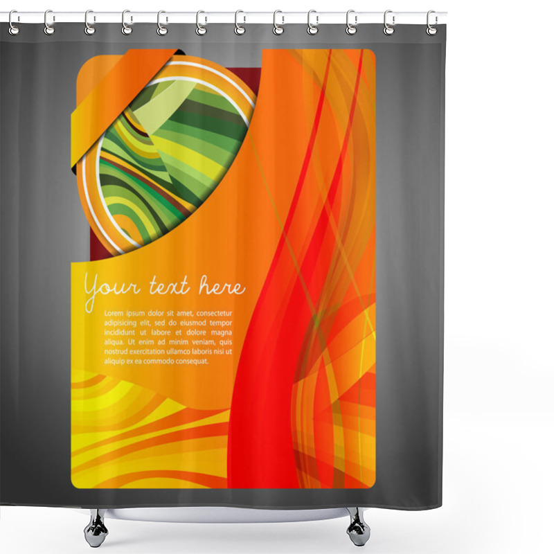 Personality  Folder Design Shower Curtains