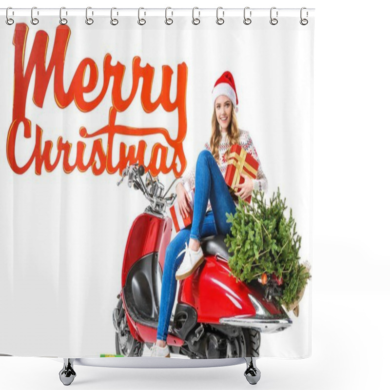 Personality  Christmas Shower Curtains