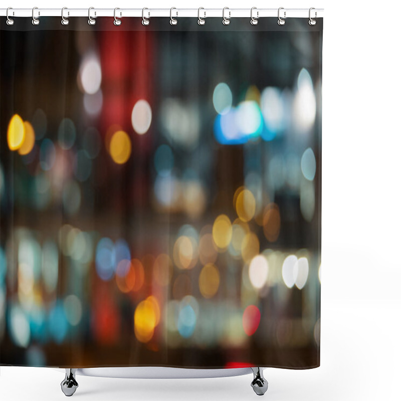 Personality  Abstract City Lights Background Shower Curtains