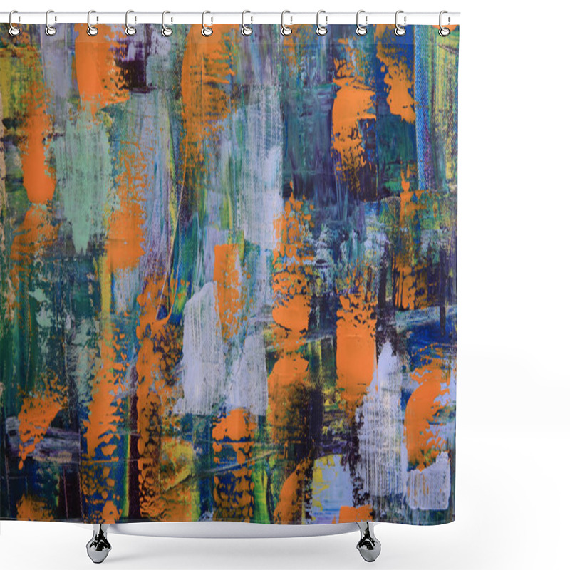 Personality  Abstract Art Background.  Shower Curtains