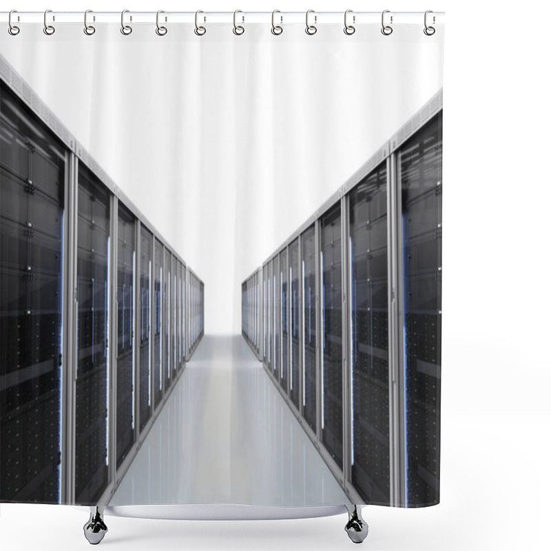 Personality  Server Room Or Server Computers Shower Curtains