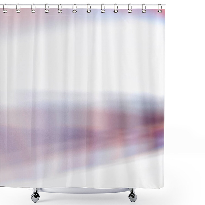 Personality  Background Of Vertical Wavy Lines Of Pastel Abstract Shower Curtains