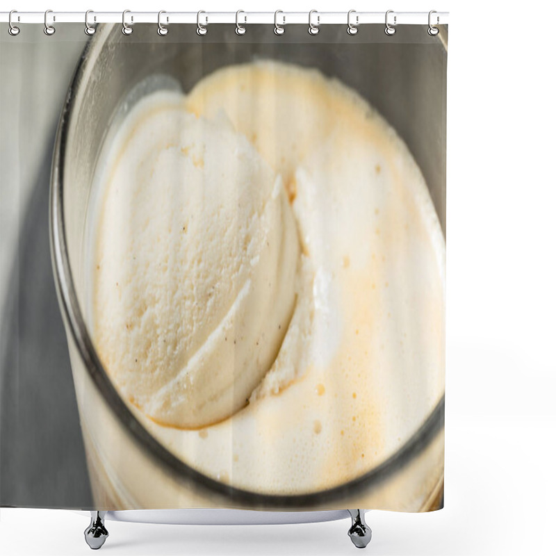 Personality  Homemade Affogato Coffee Ice Cream Ready To Eat Shower Curtains