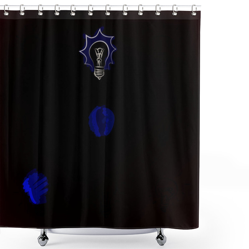 Personality  Light Bulb Shower Curtains