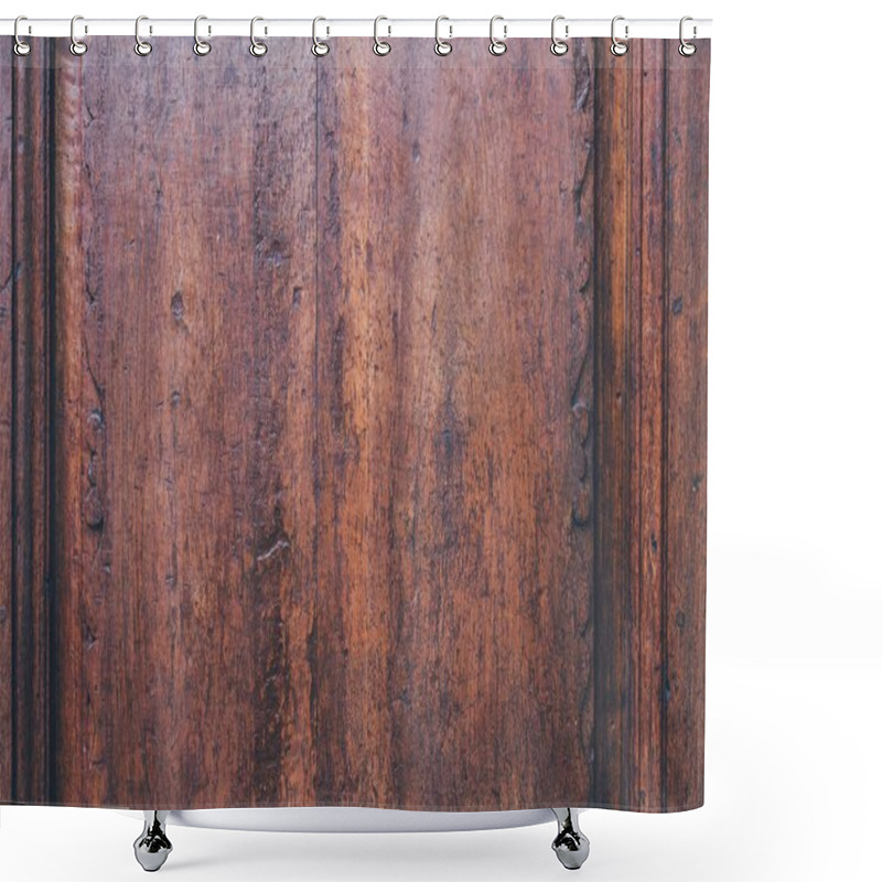 Personality  Wooden Shower Curtains