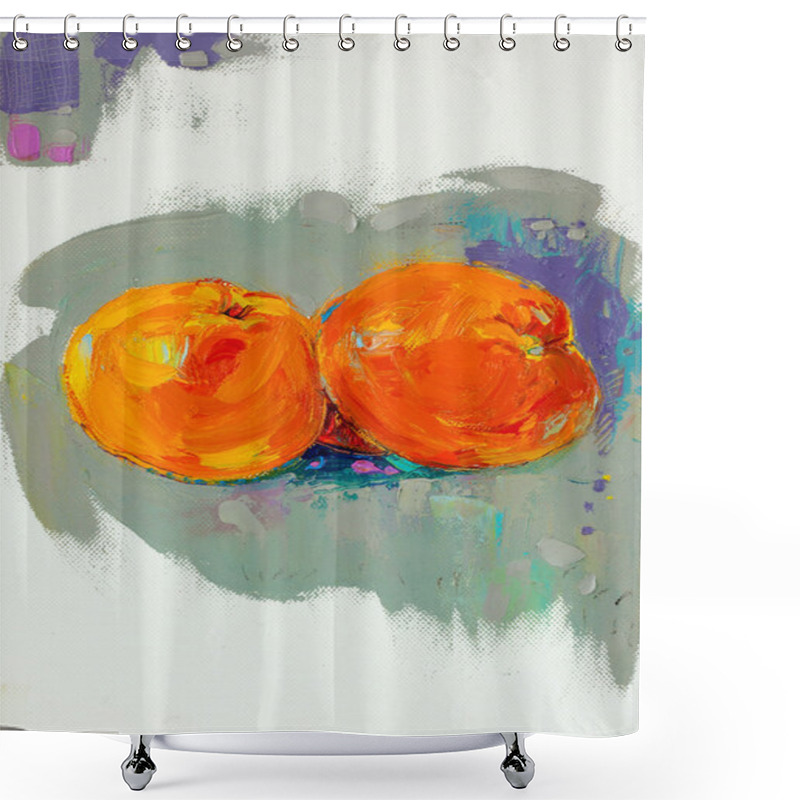 Personality  Oranges Shower Curtains