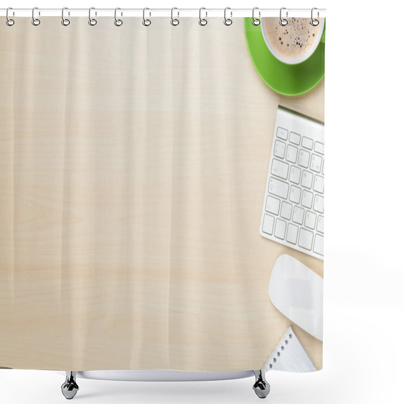 Personality  Office Table Shower Curtains