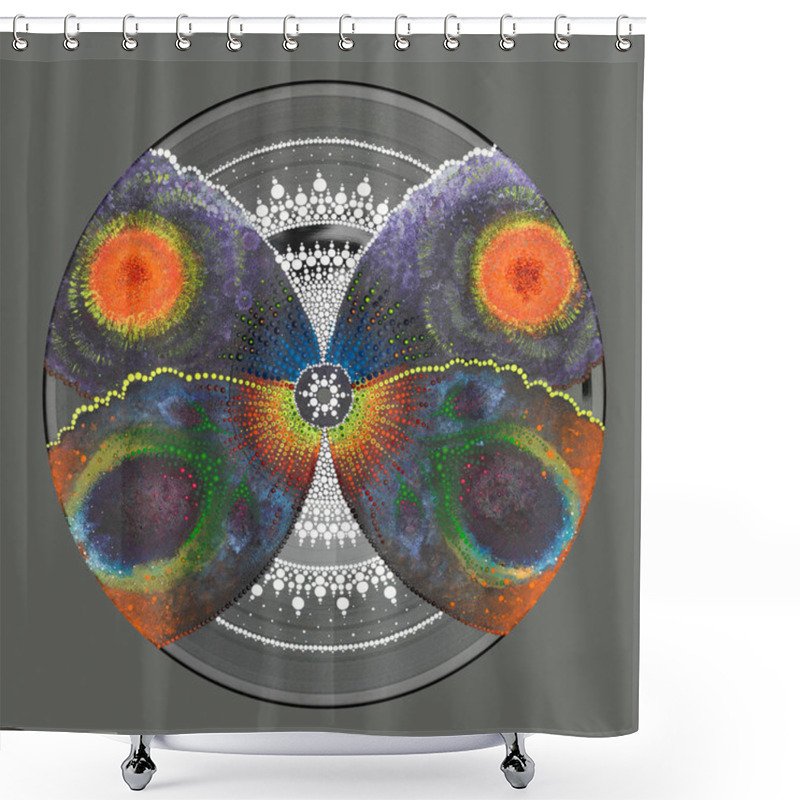 Personality  Colourful Mandala Art Shower Curtains