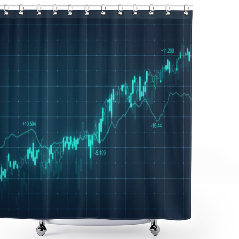 Personality  Currency And Stats Concept Shower Curtains