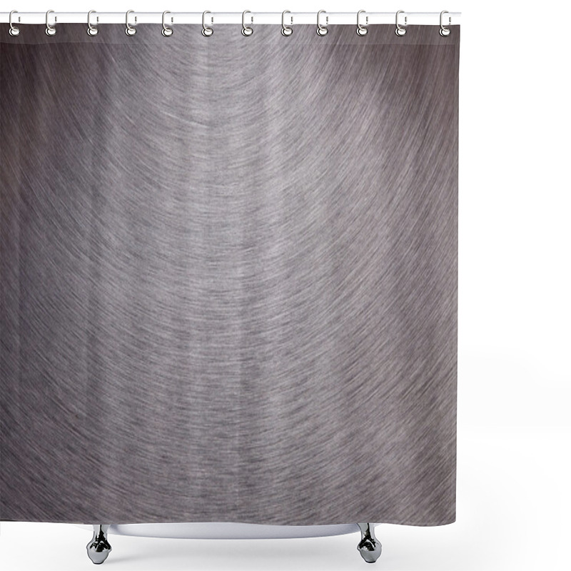 Personality  Brushed Metal Plate Shower Curtains