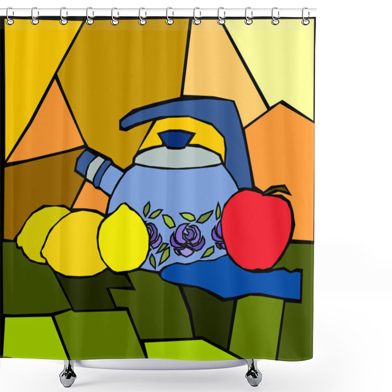 Personality  Abstract Art Shower Curtains