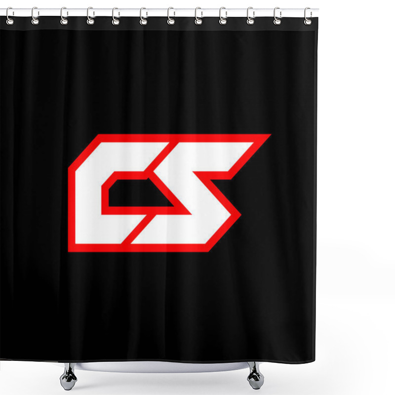 Personality  CS Logo Design, Initial CS Letter Design With Sci-fi Style. CS Logo For Game, Esport, Technology, Digital, Community Or Business. C S Sport Modern Italic Alphabet Font. Typography Urban Style Fonts. Shower Curtains