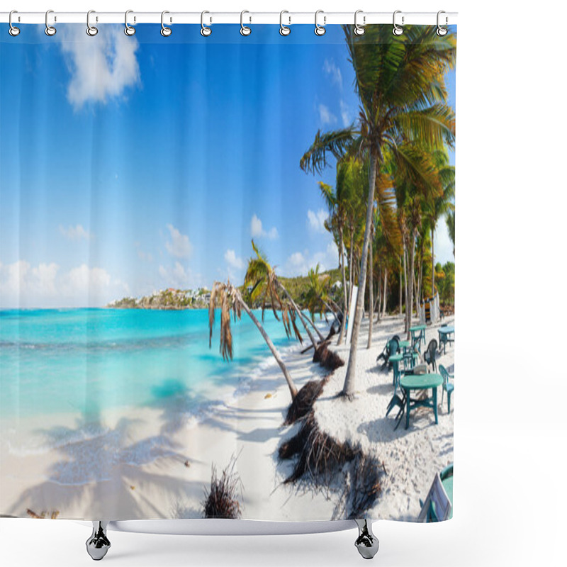 Personality  Shoal Bay East Shower Curtains