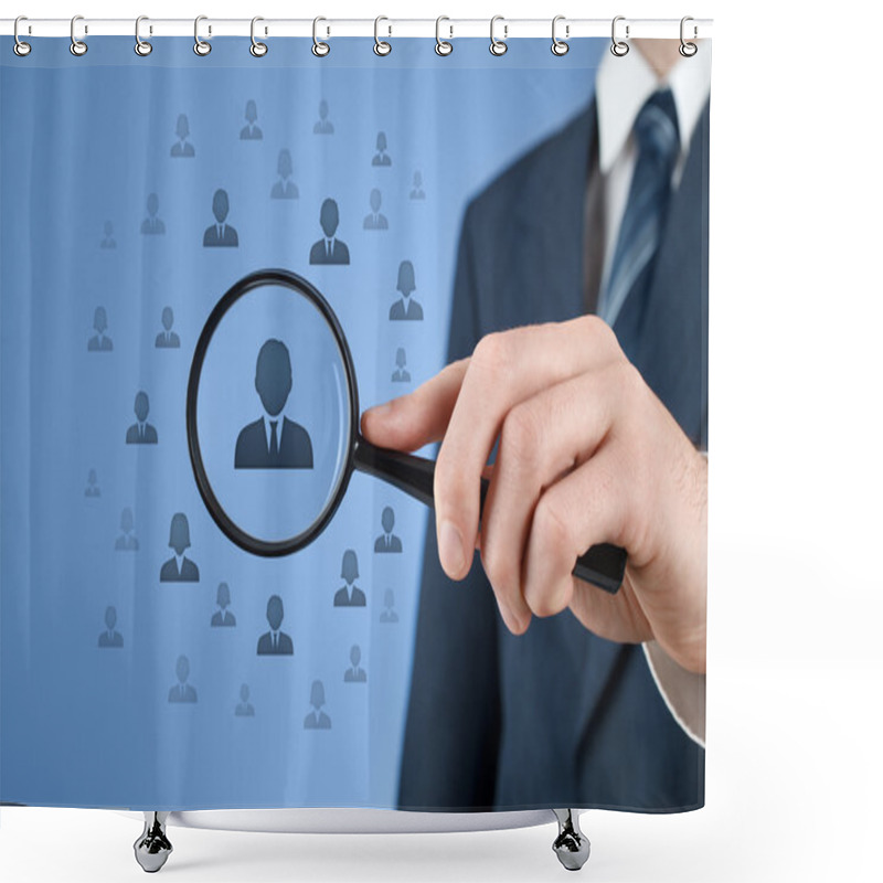 Personality  Human Resources And CRM Shower Curtains