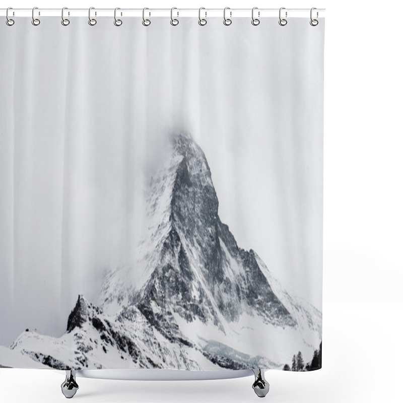 Personality  Matterhorn Peak  In Snow Shower Curtains