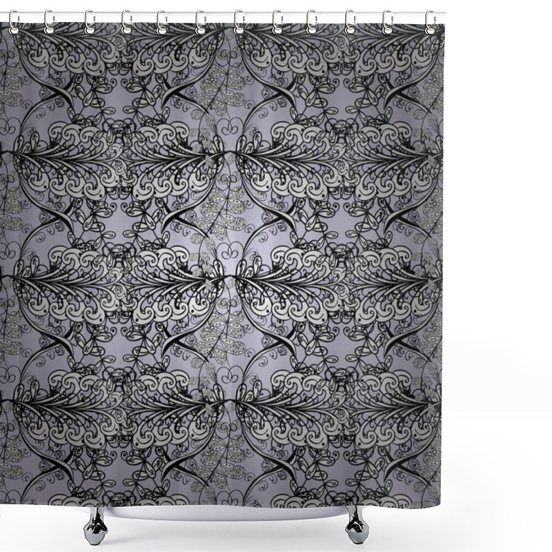 Personality  Seamless Texture Shower Curtains