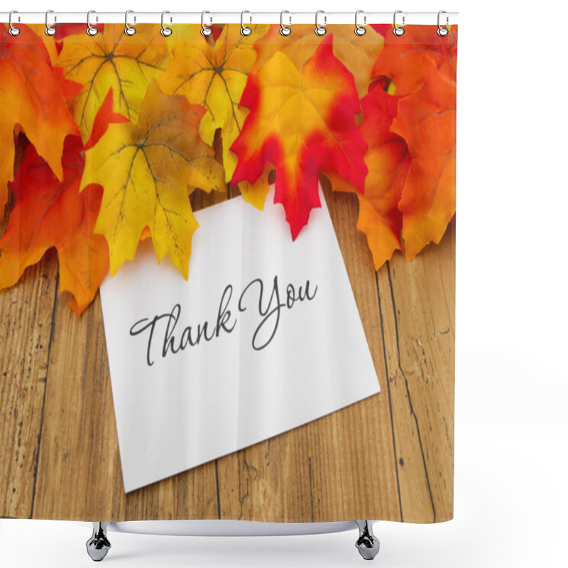 Personality  Thank You Card Shower Curtains